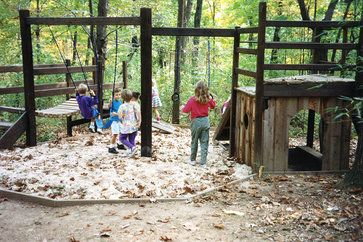 DIY Kids Back Yard Play Area