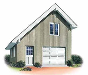 Small Garage Plans with Loft