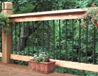 Low maintenance, high style, aluminum balusters, centerpieces, and railing parts