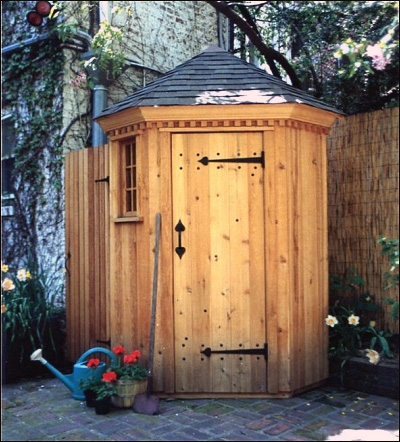 Hexagonal Garden Tool Shed â€