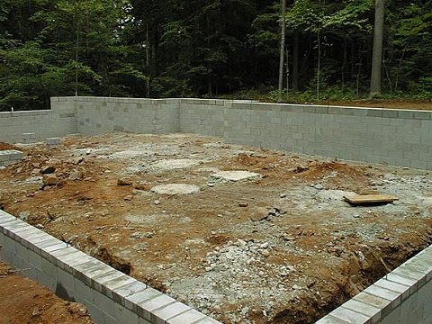 Foundation work is finished - almost