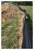 Silt fence installation for sediment control