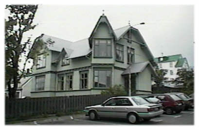 A house in Reykjavik, Iceland